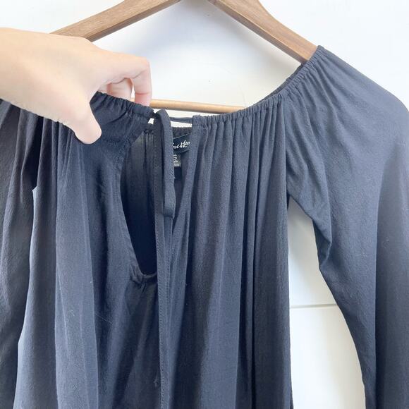 For Love & Lemons Flowy Top Womens Small Whimsygoth Boho Witchy Dark Cottage - Picture 4 of 9